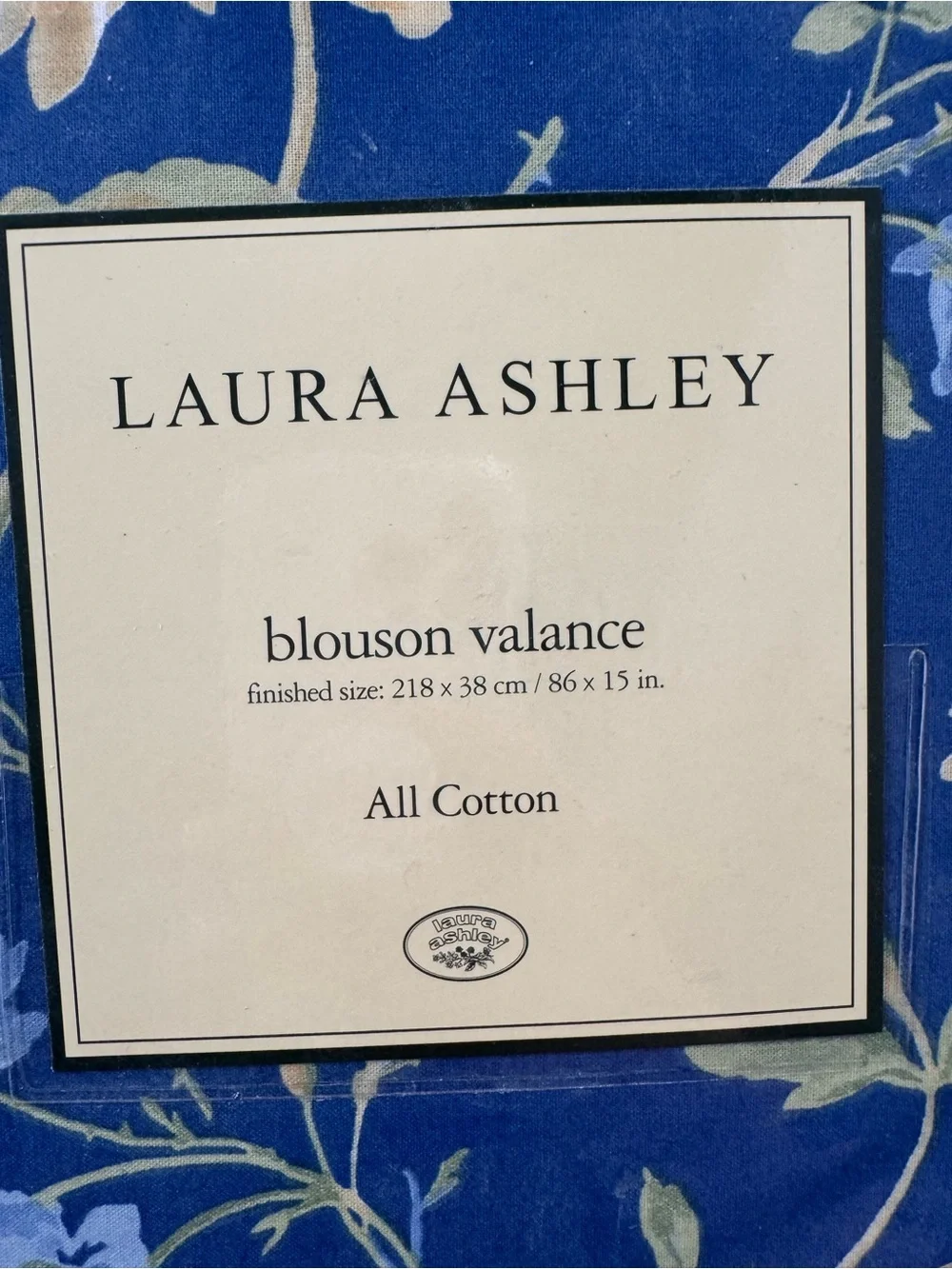 Laura Ashley Emilie Blouson Valances - Set of 3 | NWT